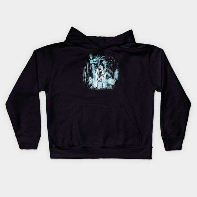 White Dragon Kids Hoodie by danielone8